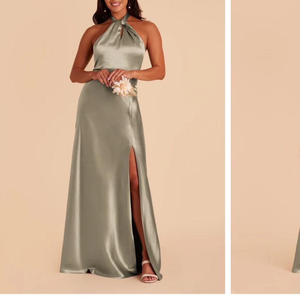 Birds Grey Monica Dress